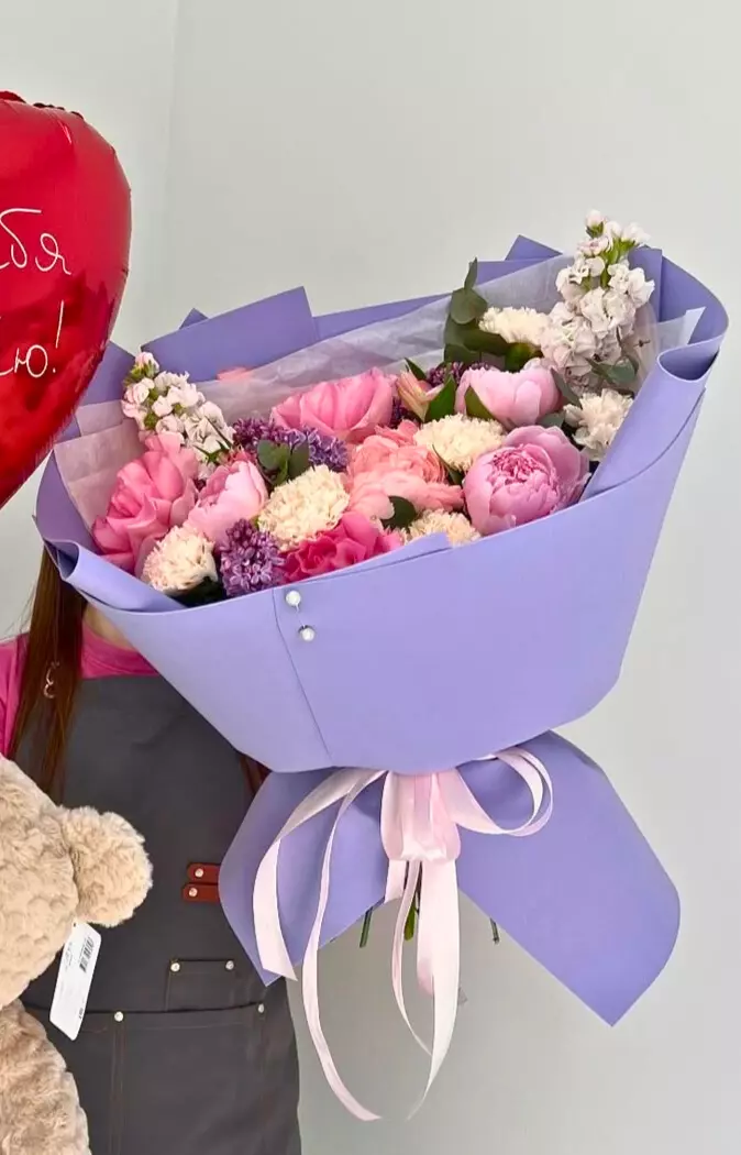 Фото букета 2: Букет-Извинение "Прости" — Flowers Place в Алматы