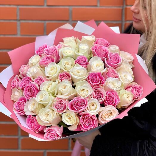 Фото букета 2: Букет из 51 розы — Flowers Place в Шардже