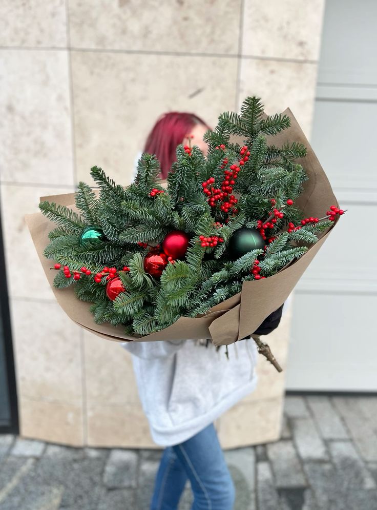 Фото букета: Цветы на новый год — Flowers Place в Мармарисе