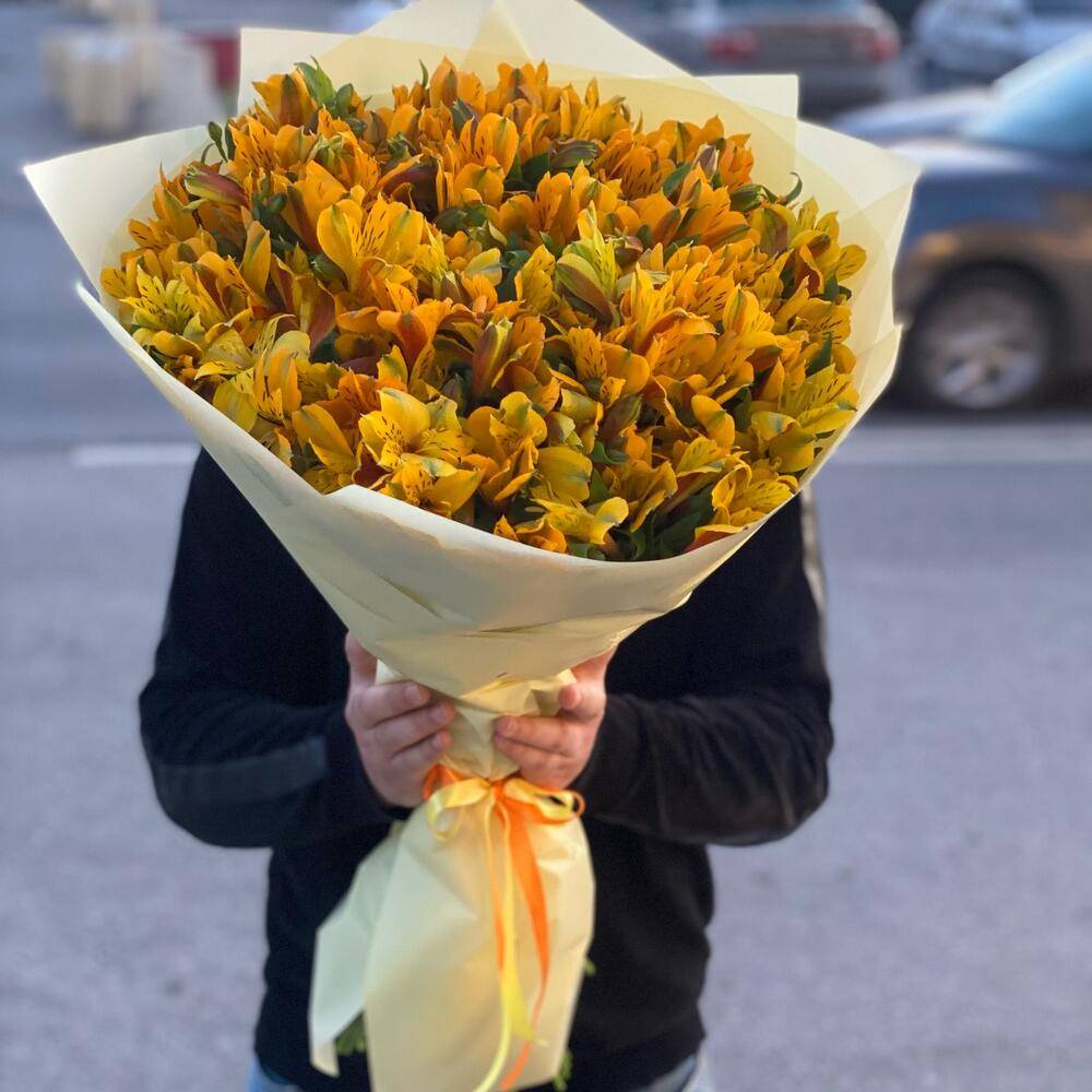 Фото букета 2: Альстромерии — Flowers Place в Анталье
