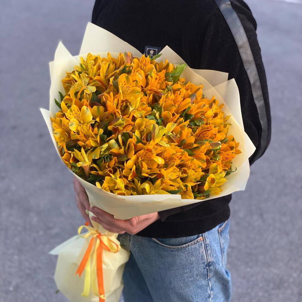 Фото букета 3: Альстромерии — Flowers Place в Анталье