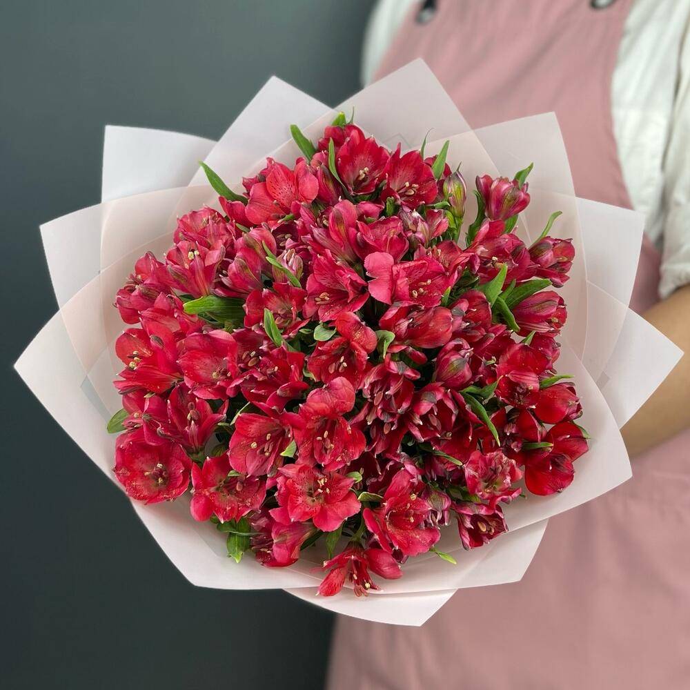 Фото букета 4: Альстромерии — Flowers Place в Париже