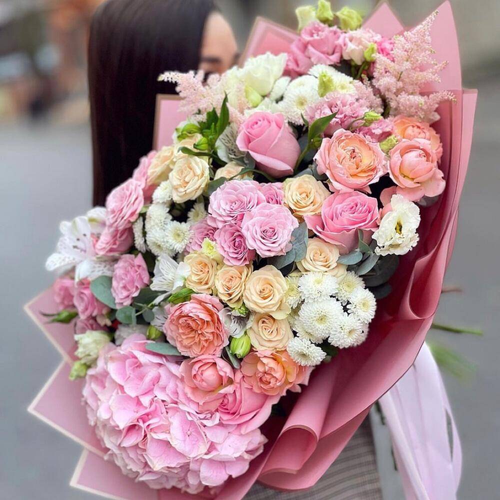 Фото букета: Гортензии — Flowers Place в Бодруме