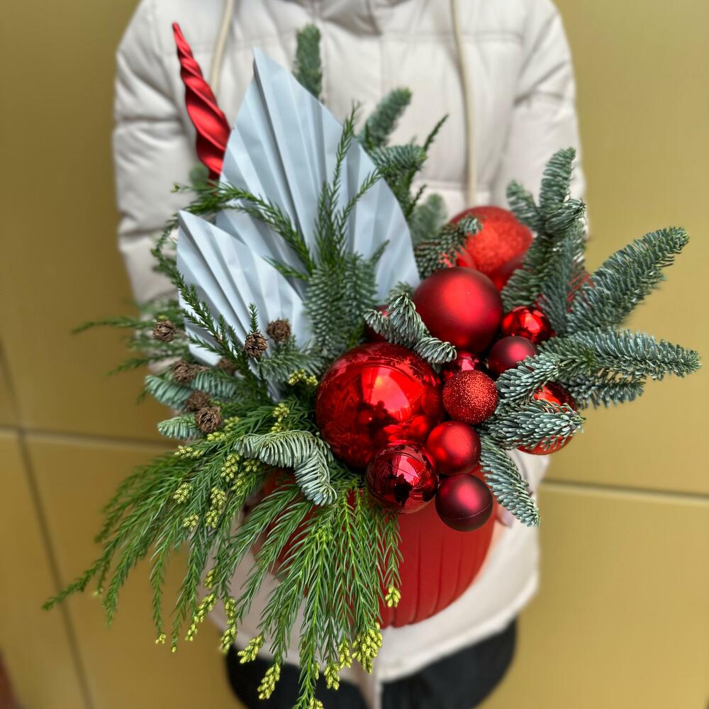Фото букета: Цветы на новый год — Flowers Place в Анталье